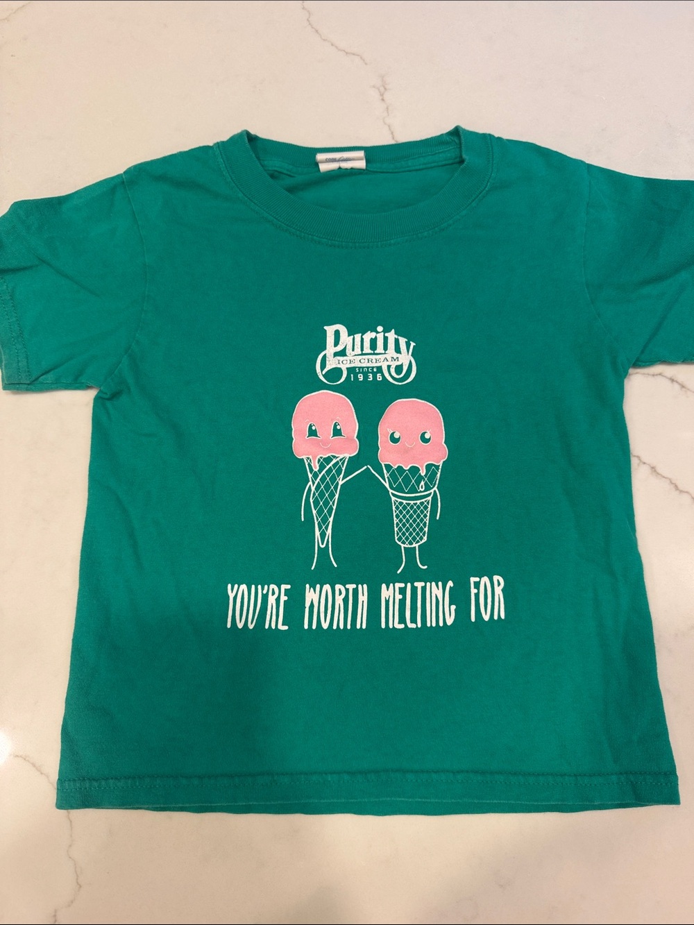Purity Green Kids' Ice Cream Graphic Tee